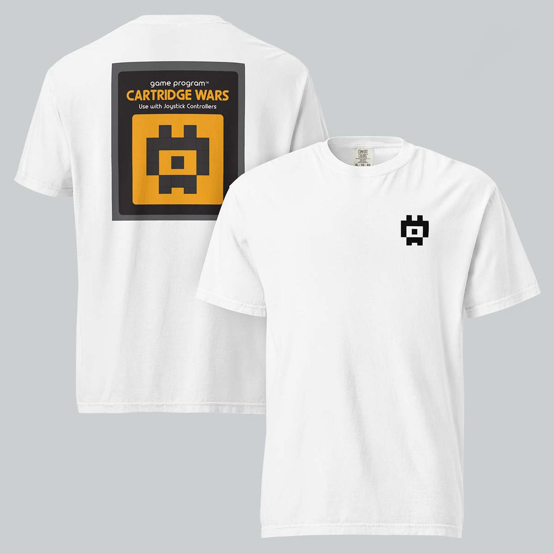 Cartridge Wars White Tee