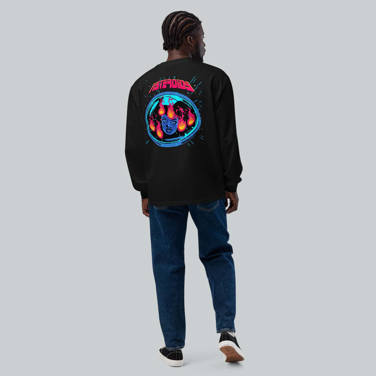 Asteroids Long Sleeve Tee