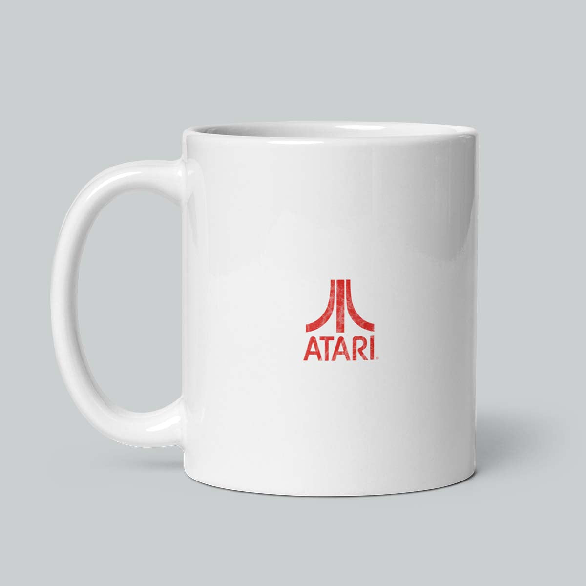 White Atari Mug