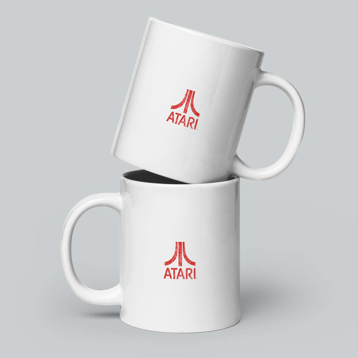 White Atari Mug