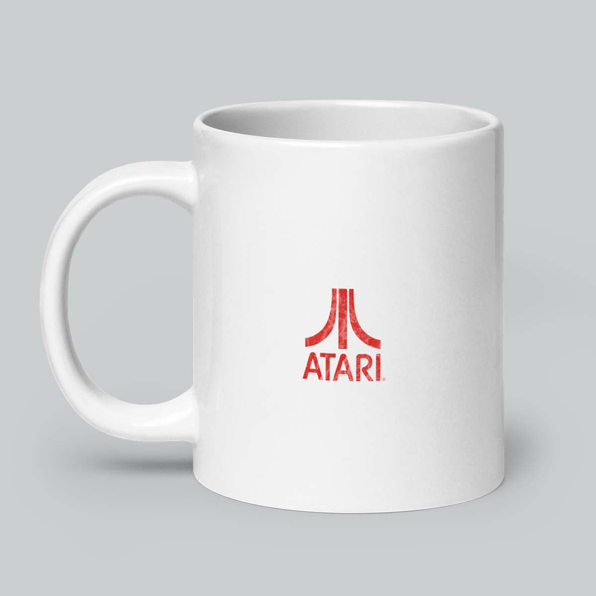 White Atari Mug