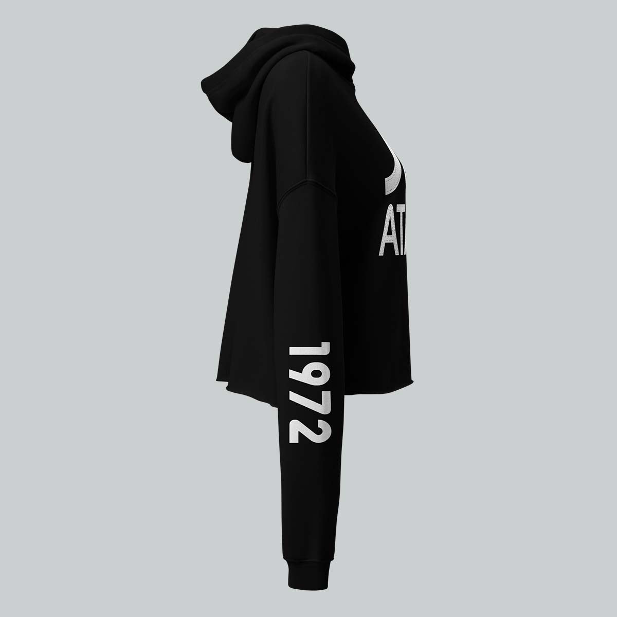 Stitch Effect Atari Cropped Sweatshirt