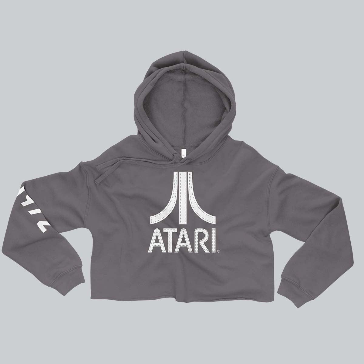 Stitch Effect Atari Cropped Sweatshirt