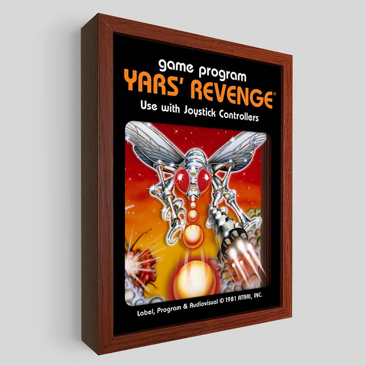 Yars’ Revenge 2600 Shadowbox Art