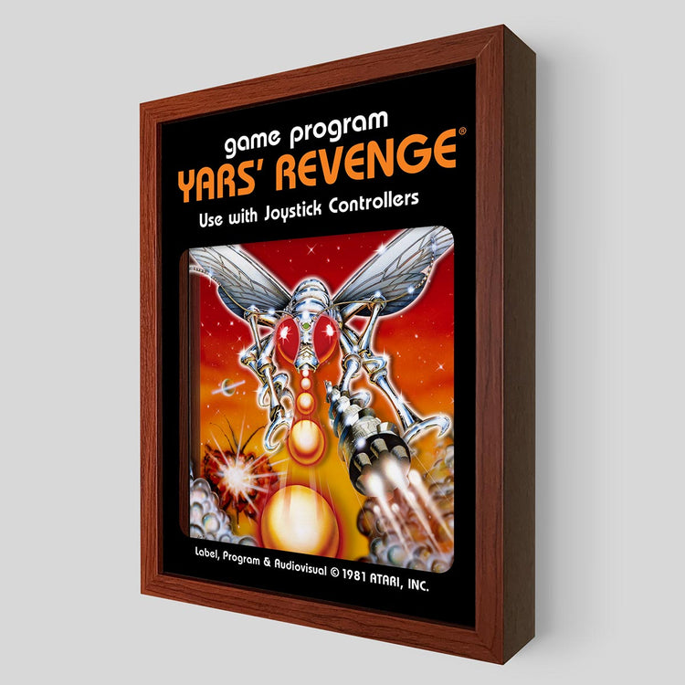 Yars’ Revenge 2600 Shadowbox Art