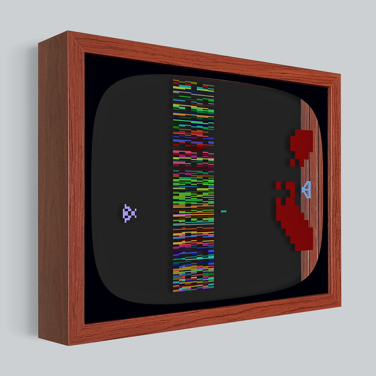 Yars’ Revenge Game Shadowbox Art