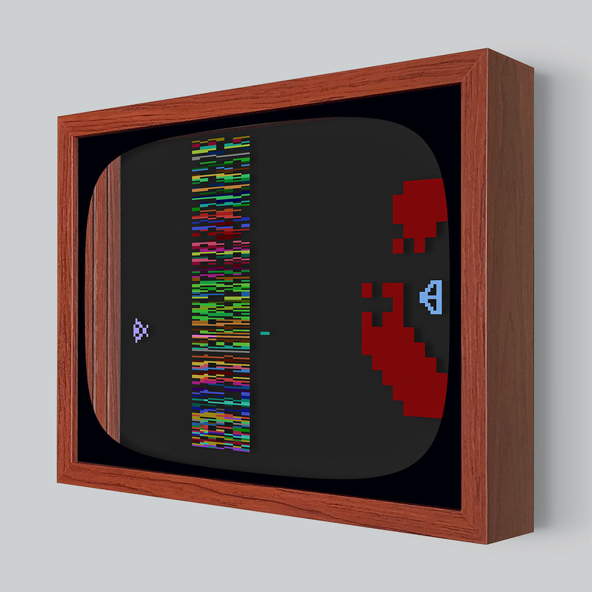 Yars’ Revenge Game Shadowbox Art