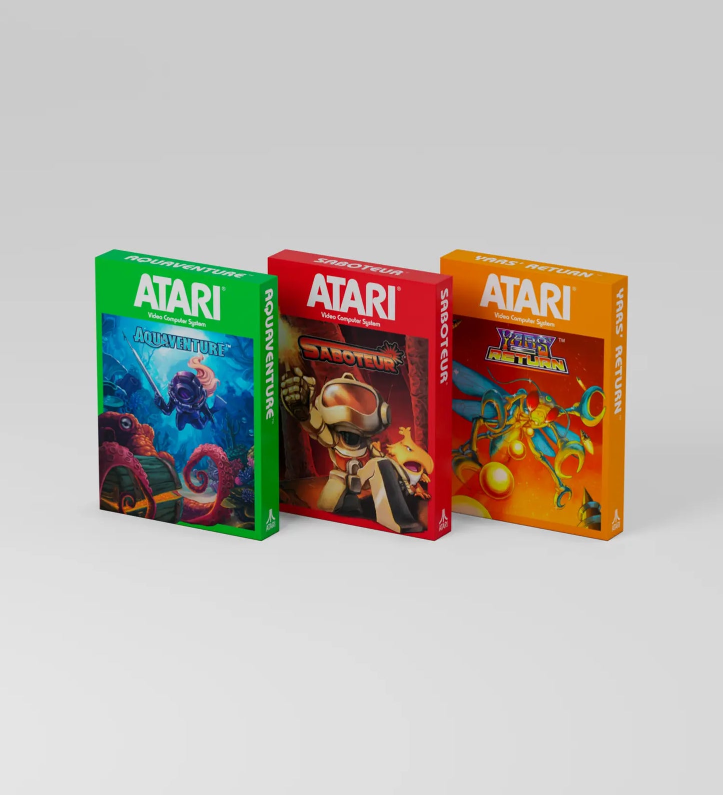 Standard Edition 3-Game Atari XP Cartridge Set of Unreleased Games