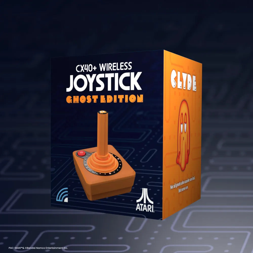 CX40+ Wireless Joystick: Ghost Edition – CLYDE (Orange) packaging