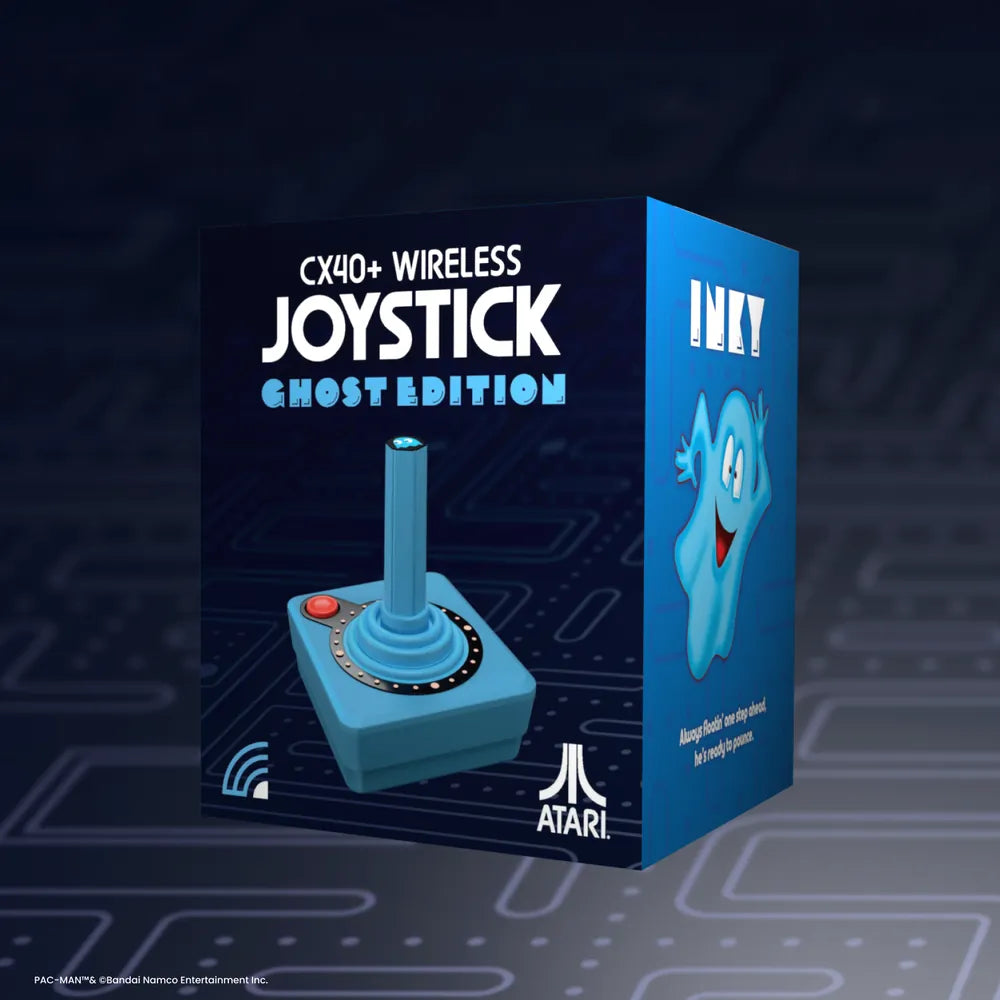 CX40+ Wireless Joystick: Ghost Edition – INKY (Blue) packaging