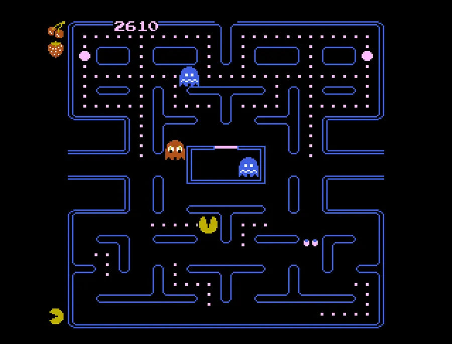 PAC-MAN: Double Feature 7800 gameplay screenshot