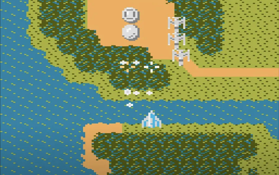 XEVIOUS 7800 gameplay screenshot