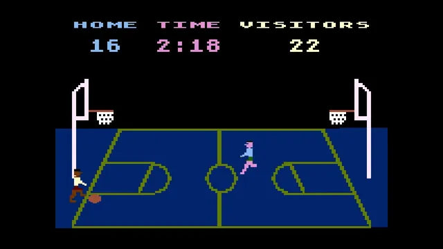 Basketball™ gameplay on THE 800XL