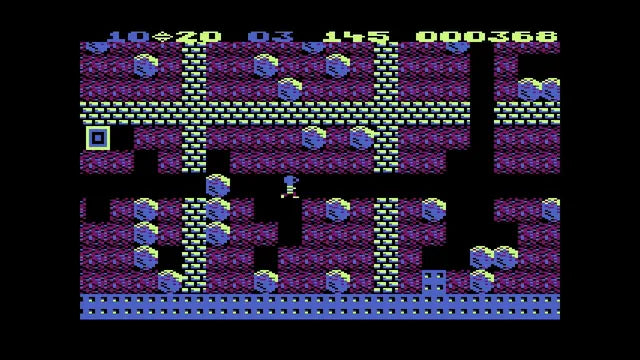 Boulder Dash® gameplay on THE 800XL